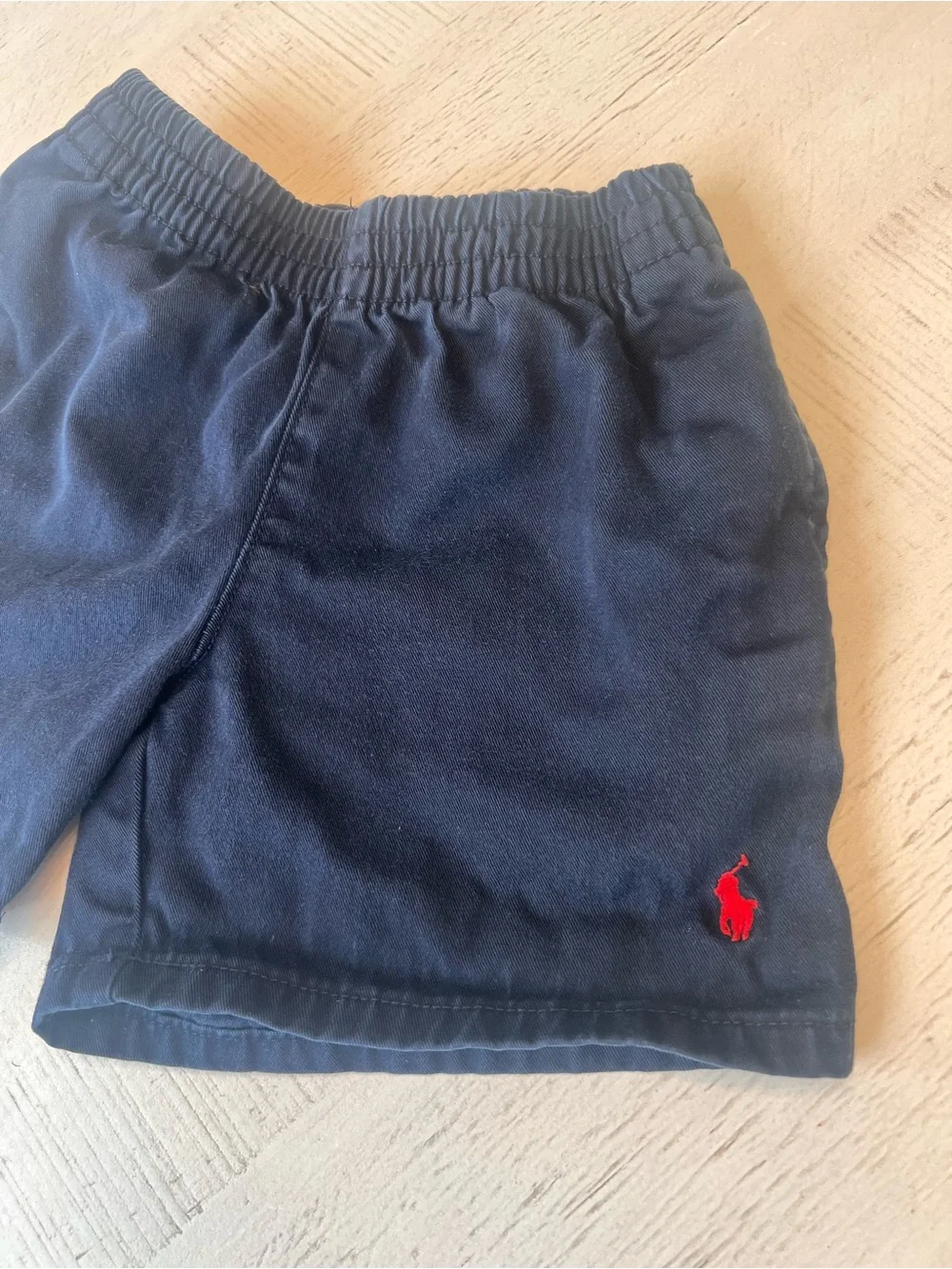 Polo Ralph Lauren Navy Shorts with Red Polo Pony